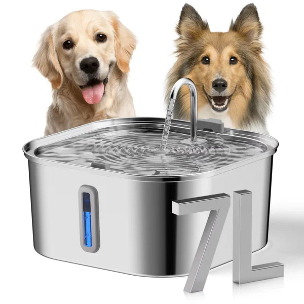 7 L Stainless Steel Automatic Pet Water Feeder